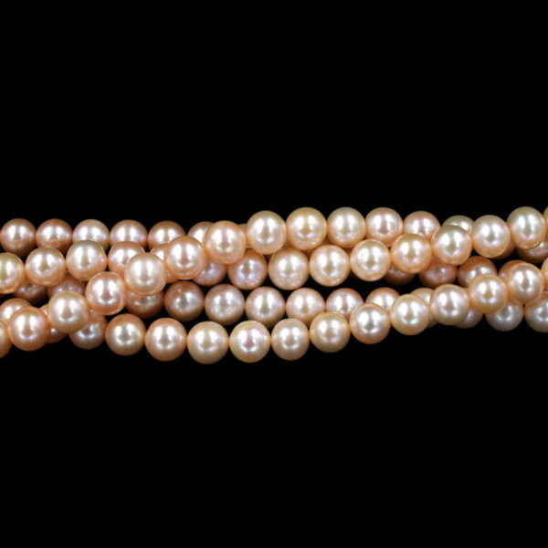 Fresh Water Pearls strands round shape size 9½-10mm Natural Color