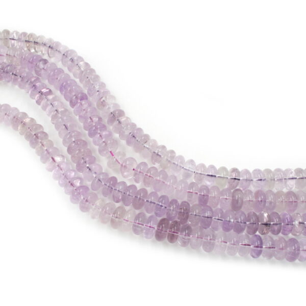 Amethyst strands washer shape size 12x6mm
