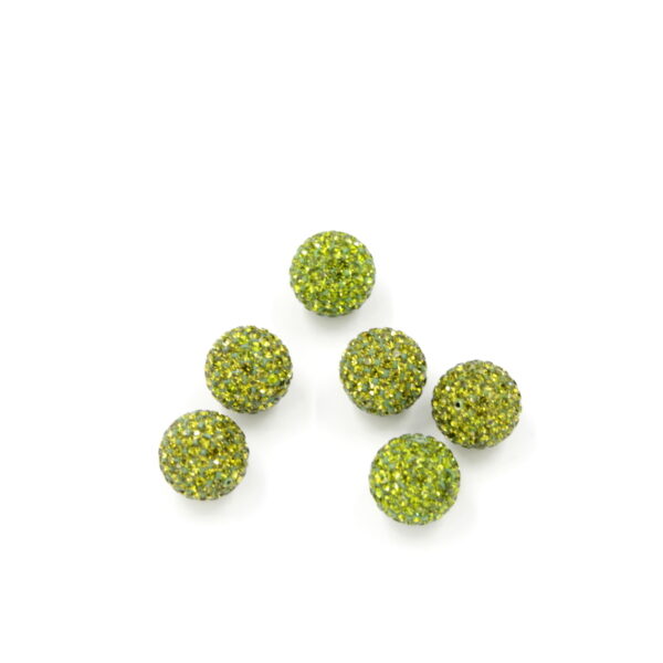 zirconi sfere FP 8mm OLIVINE