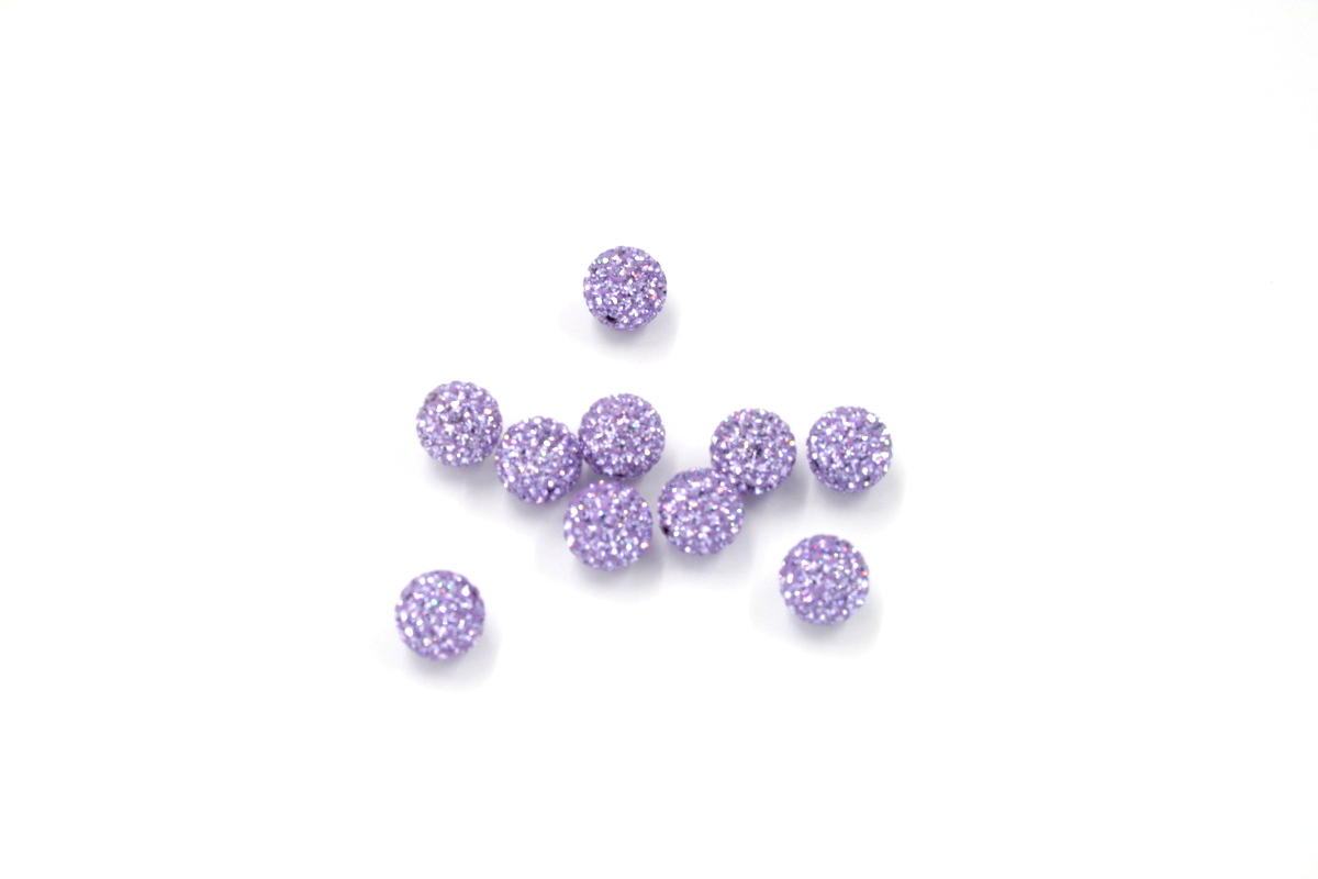 zirconi sfere ½ foro 6mm LAVANDA