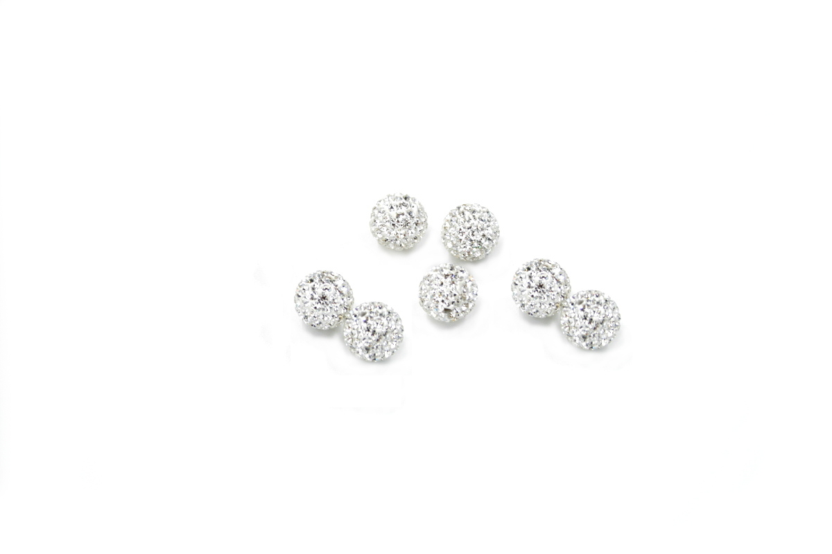 zirconi sfere ½ foro 10mm BIANCHE