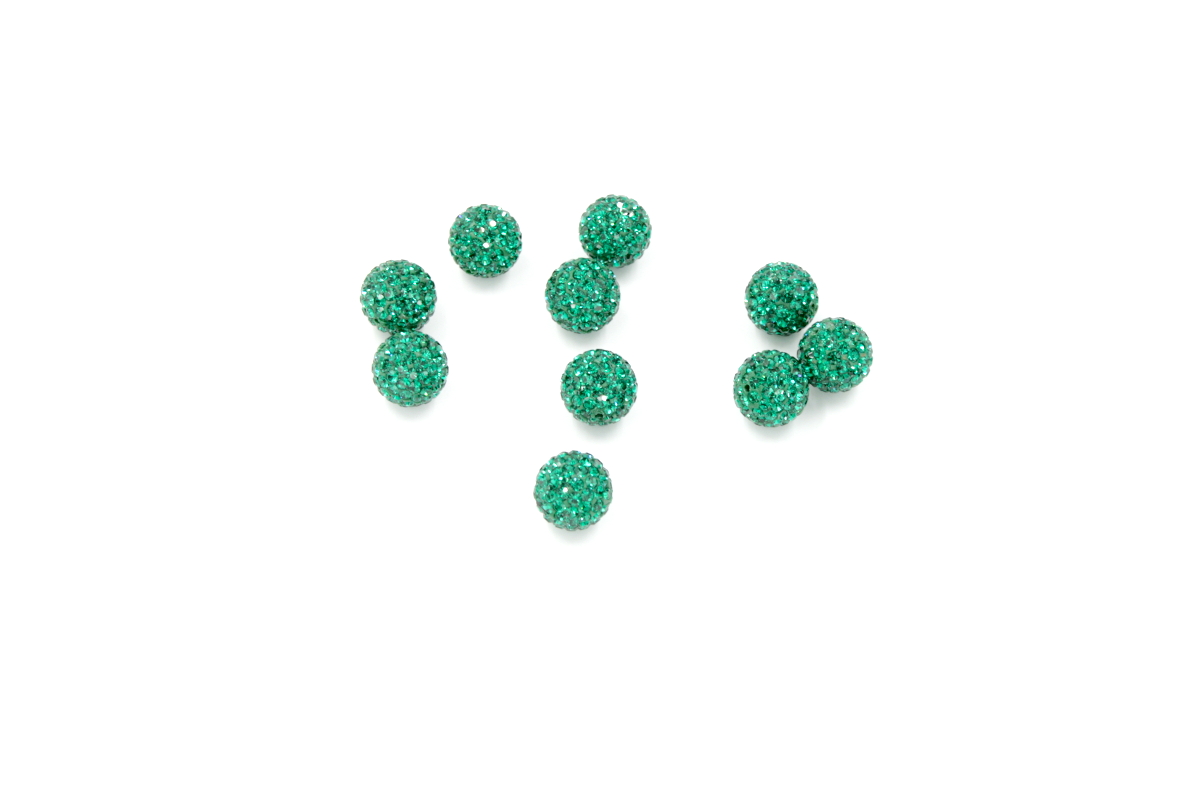 zirconi sfere FP 10mm SMERALDO
