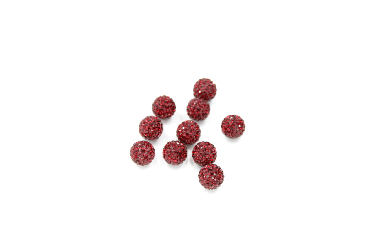 zirconi sfere ½ foro 12mm RUBINO