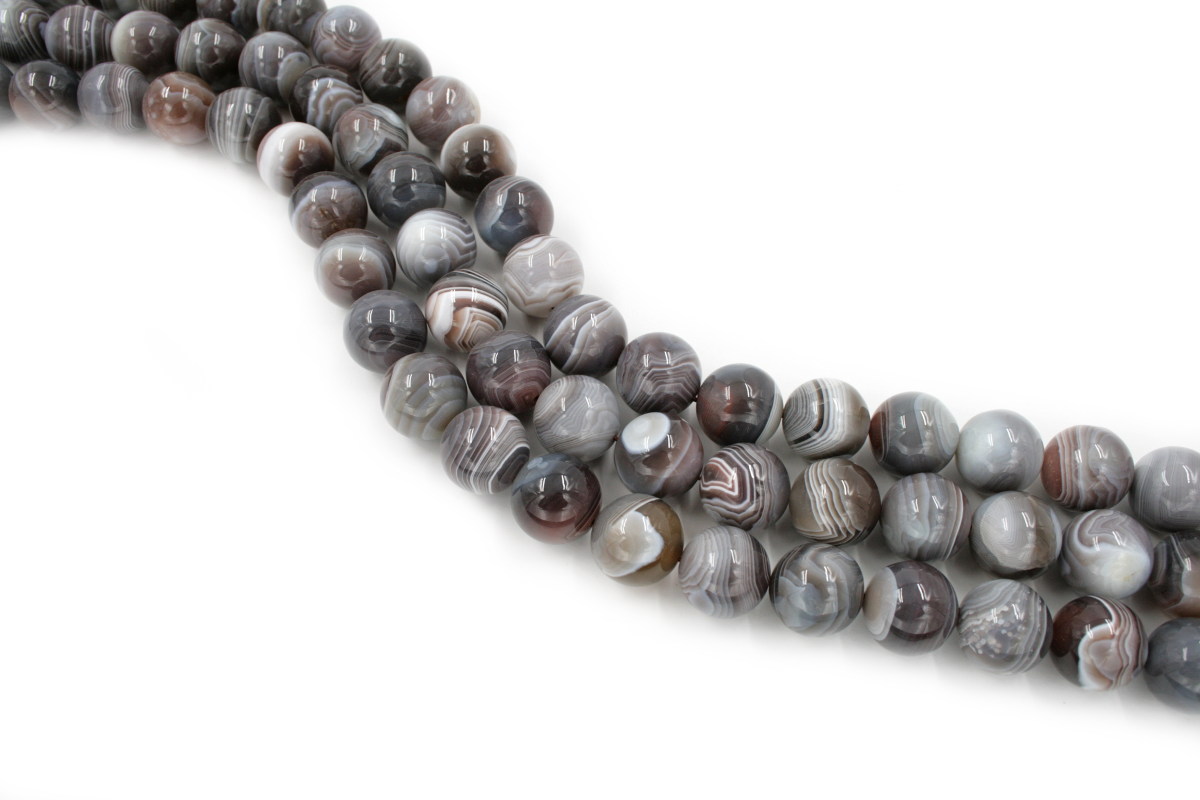 agata botswana fili round 20mm