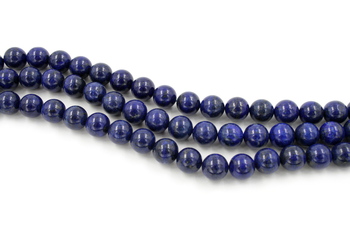 Lapis strands round shape size 12mm
