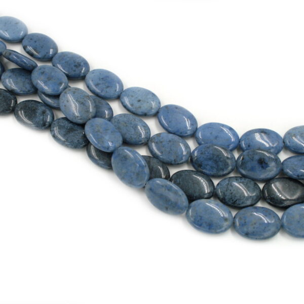 dumortierite fili flat oval 25x18mm