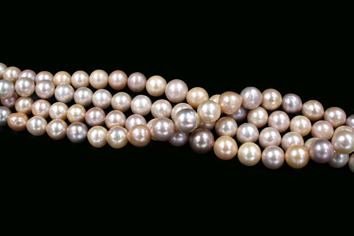 Edison Pearl strands semiround shape size 13mm up