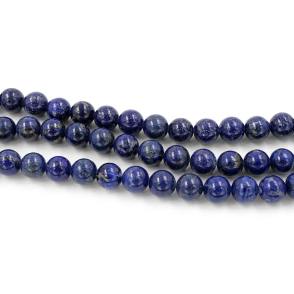 Lapis strands round shape size 10mm