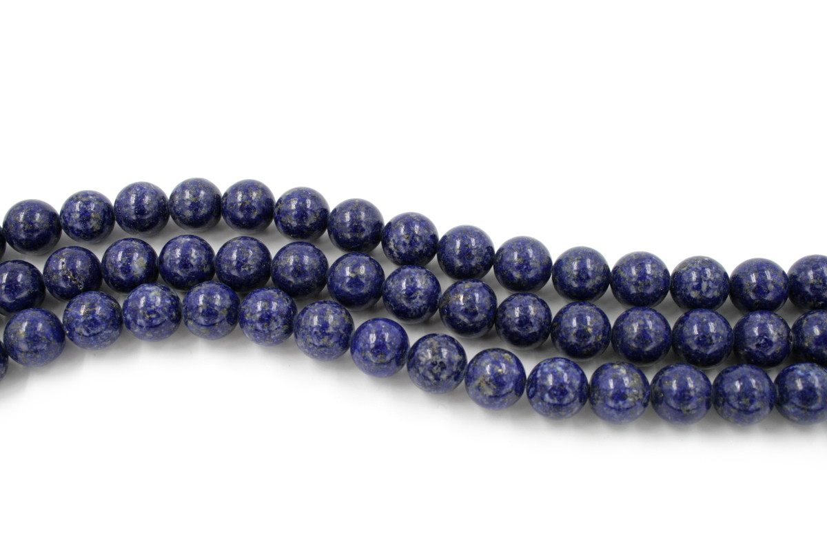 Lapis strands round shape size 12mm