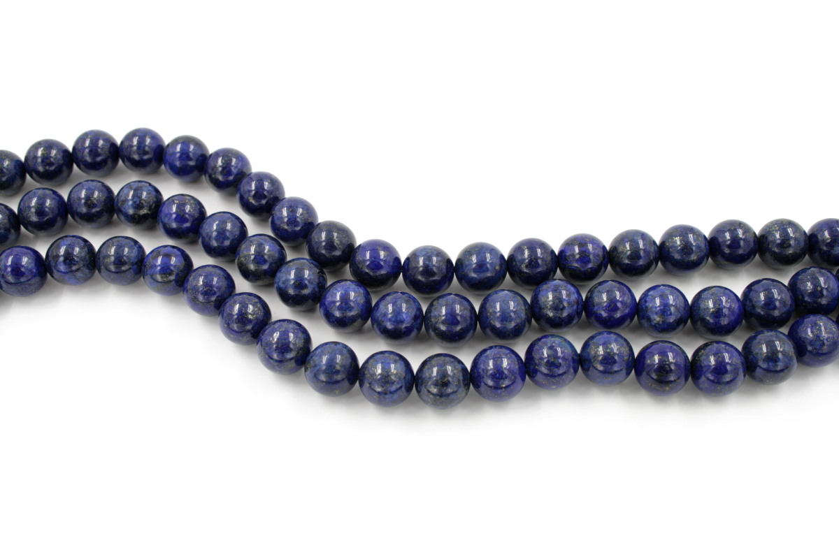 Lapis strands round shape size 12mm