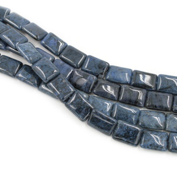 dumortierite fili rettangoli 30x20mm