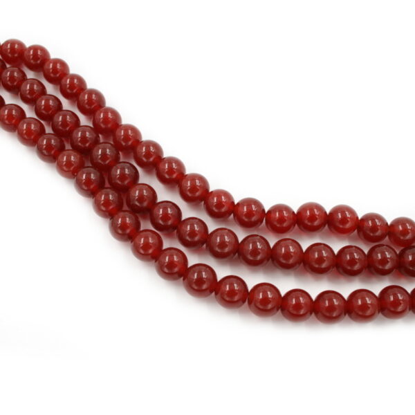 Agata Rossa fili tondi 2mm a 20mm