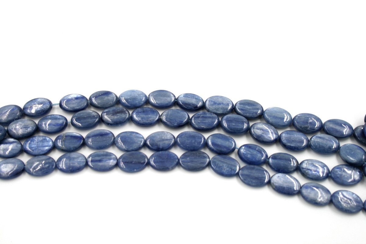 Kyanite strands oval shape size 14x10mm