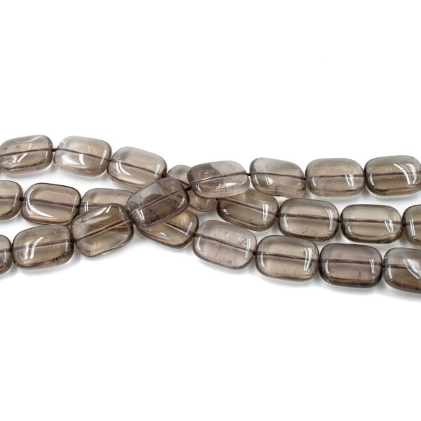 Quarzo fumè fili rettangoli 20x15mm