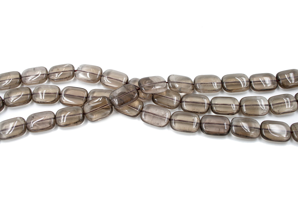 Smoky Quartz strands rectangular shape size 20x15mm