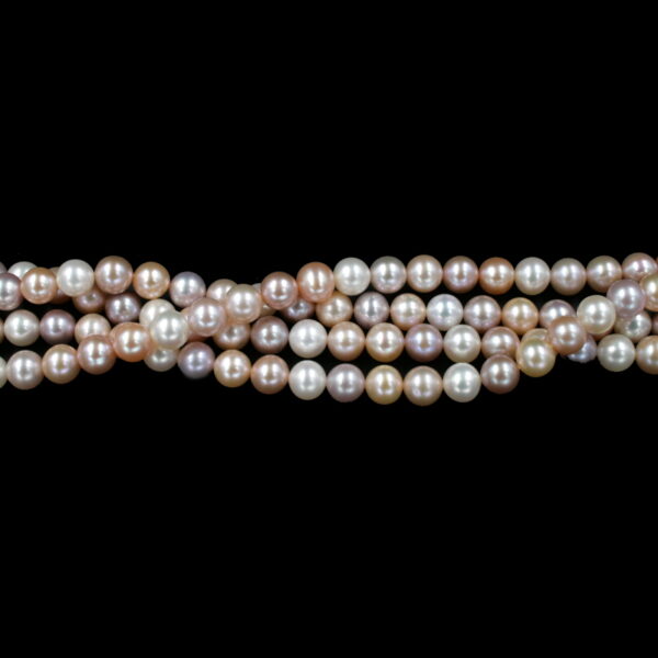 Perle d'acqua Dolce fili round 7½-8mm - Multicolor