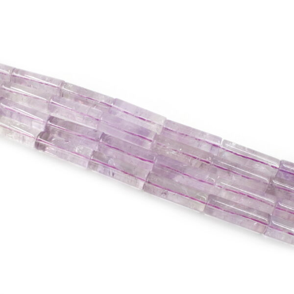 Amethyst strands cylindrical shape size 30x10mm