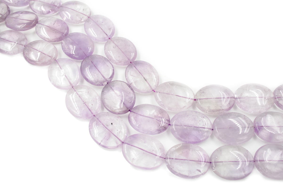 Ametista fili flat oval 30x25mm