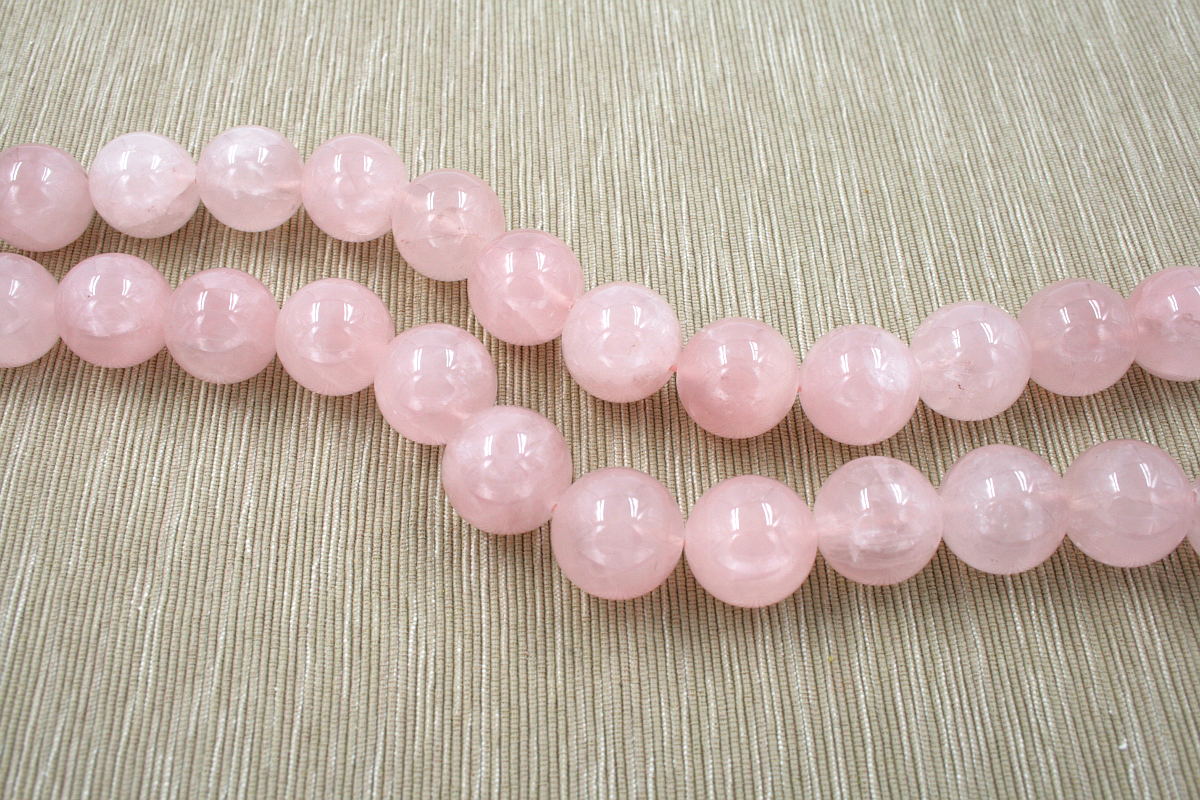 Pink Quartz strands round beads 2mm to 22mm – AA-Quality - Image 4