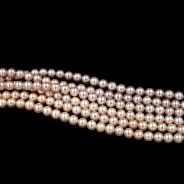 Perle d'acqua Dolce fili round 6-6½mm - Naturali