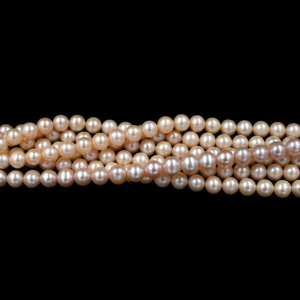 Perle d'acqua Dolce fili round 7-7½mm - Naturali