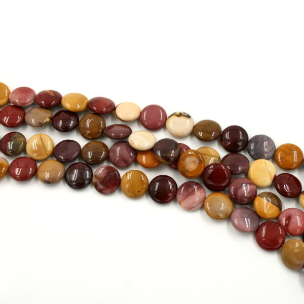 mookaite fili monete 15mm