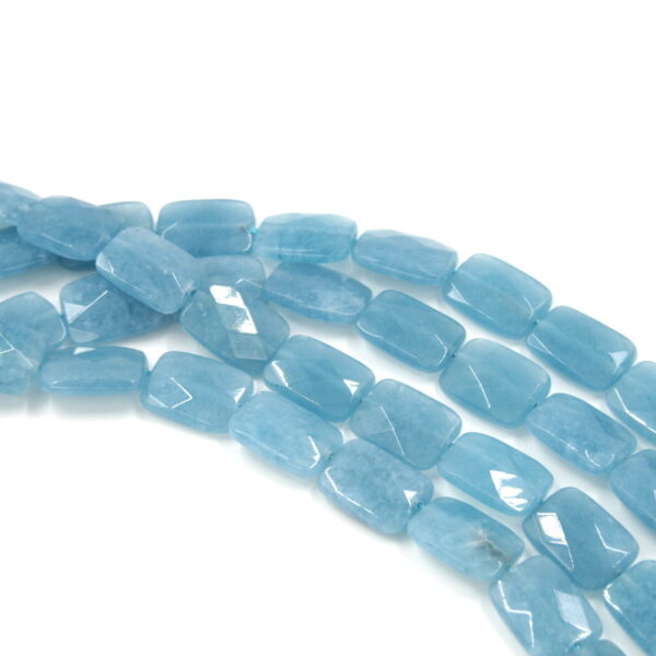 Blue spong quartz fili rettangoli sfacc.18x13mm