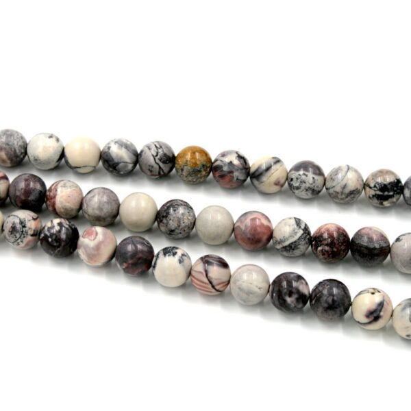 Purple Jasper strands round beads 6mm to 10mm