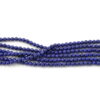 Lapislazuli strands round shape size 4½-5mm – AA Quality