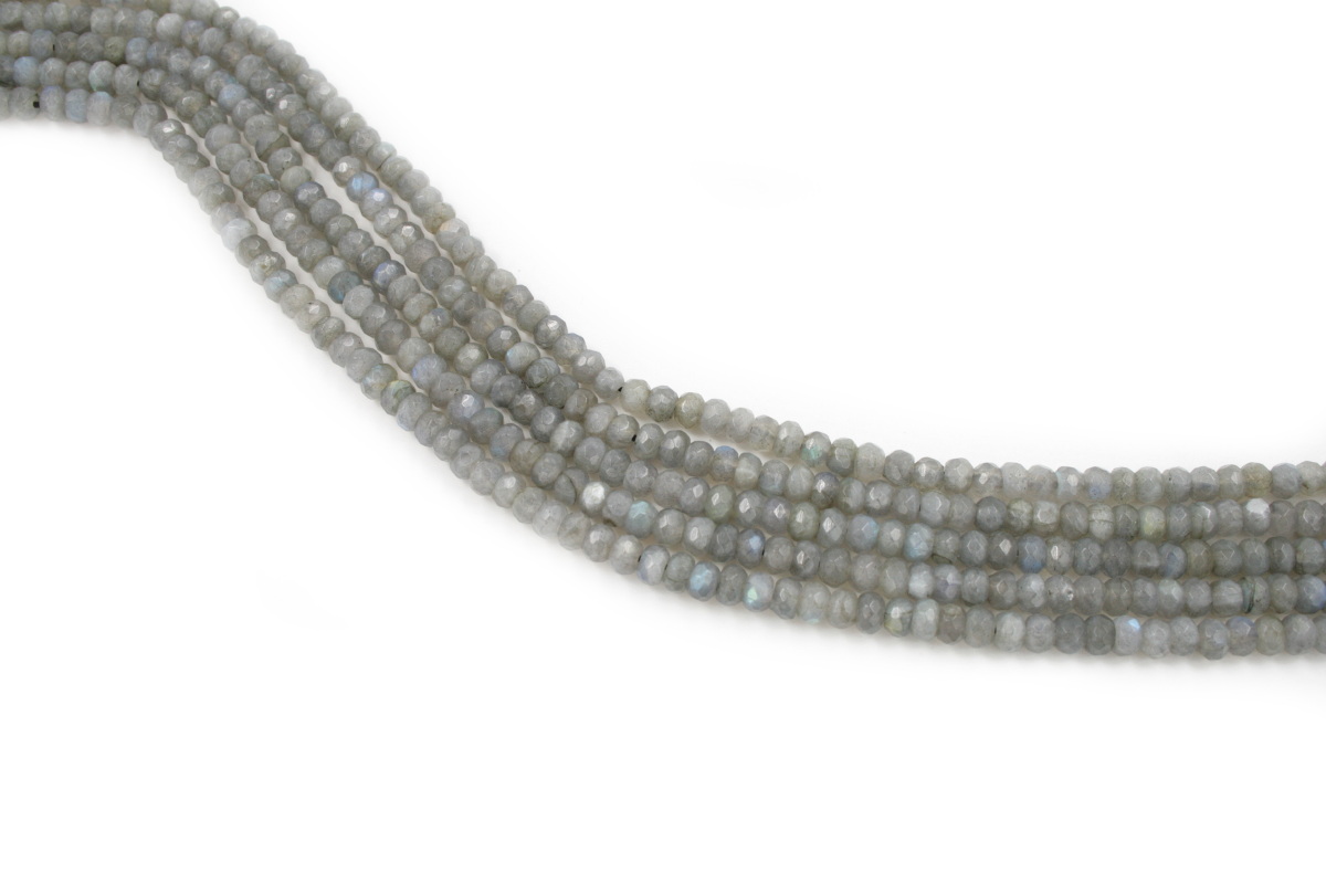 labradorite fili rondelle sfaccettate 6x4mmAA