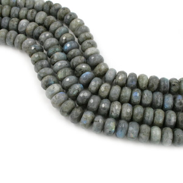 Labradorite strands faceted washer shape size 16x9mm AA-Quality