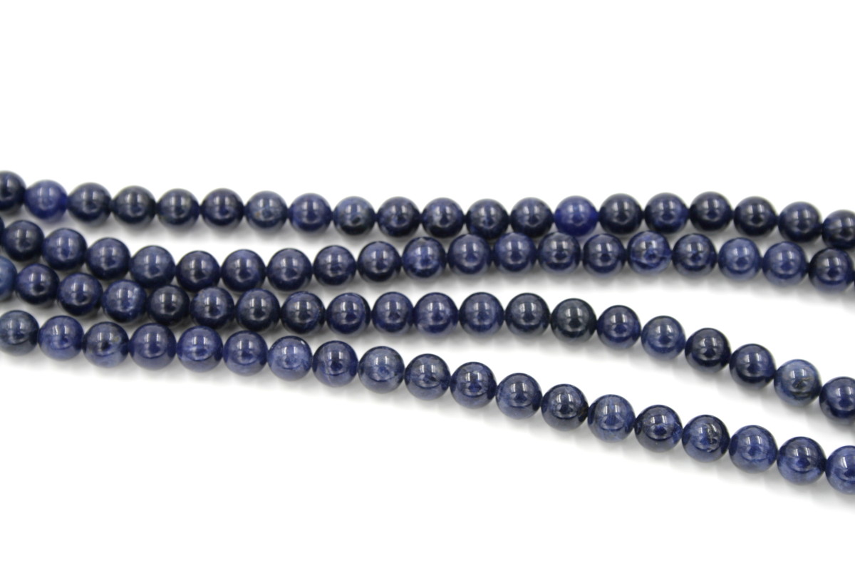 Sodalite strands round shape size 8mm AA