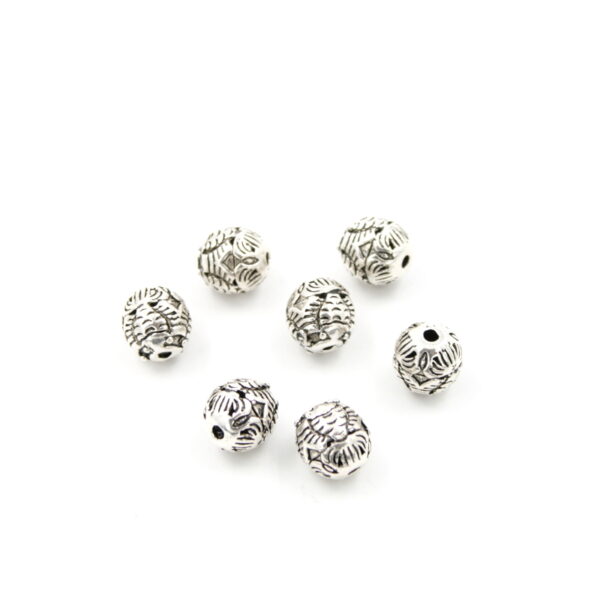 Silver 925 ball spacer elements size 10mm