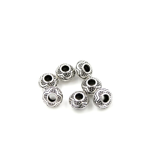 Silver 925 washer spacer elements size 11x7mm