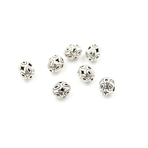 Silver 925 olive spacer elements size 10½x8½mm