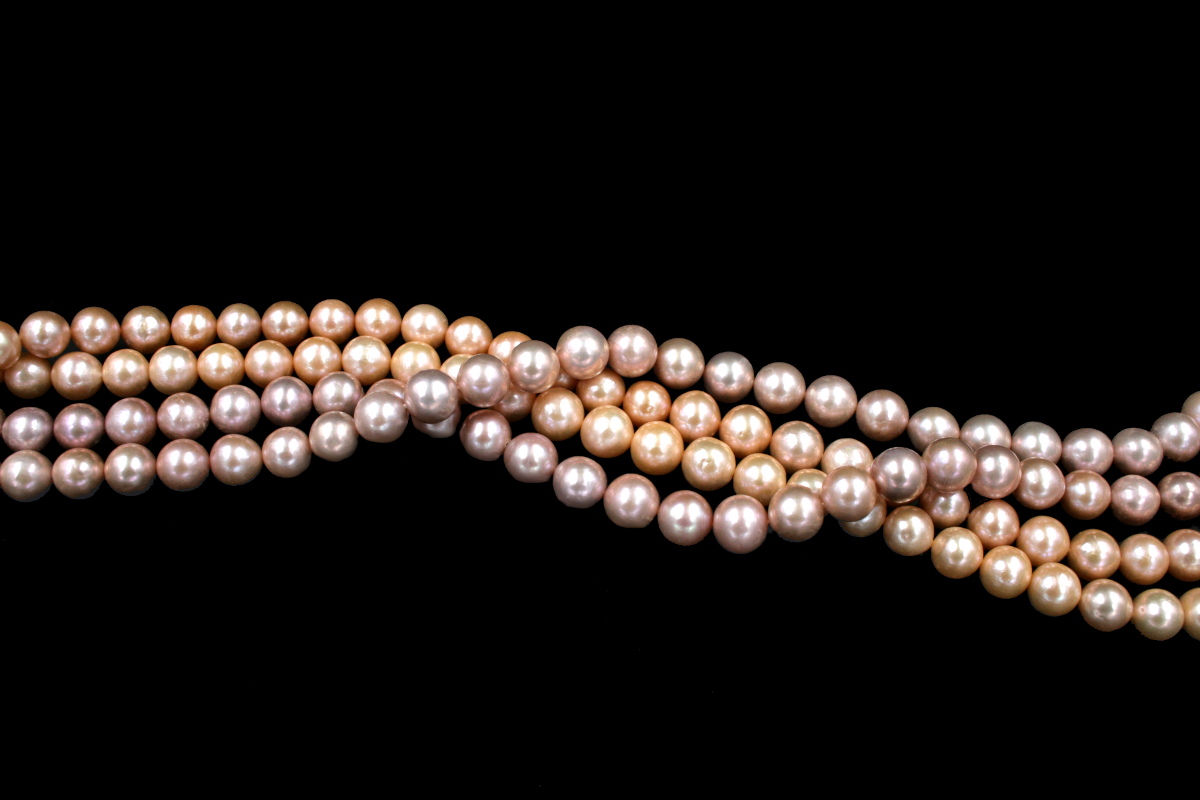 Edison Pearls fili round 10-11mm - Color Naturale