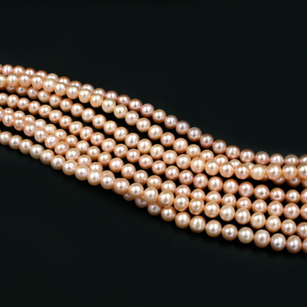 Perle d'acqua Dolce fili round 6½-7mm - Color Naturale