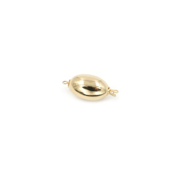 Sterling Silver Clasp olive shape size 18x30mm +/- 6Gr