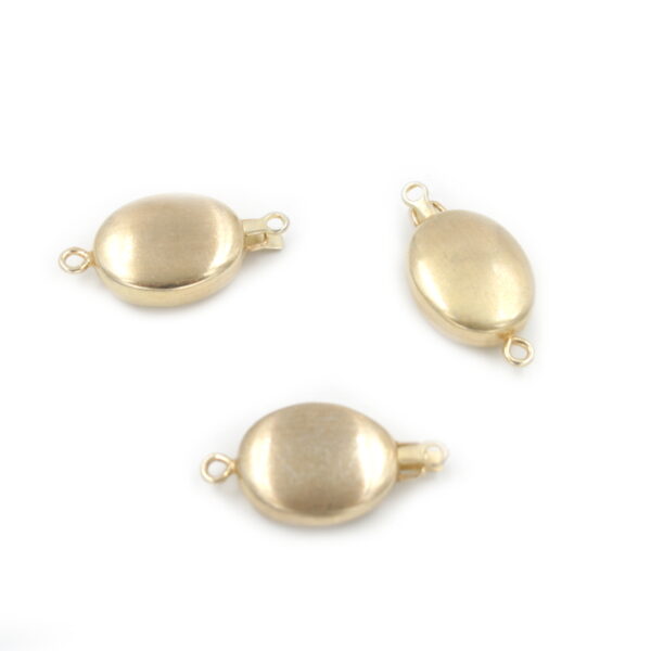 Sterling Silver Clasp oval shape size 18x15mm +/- 2.6Gr