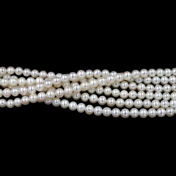 Perle d'acqua Dolce fili round 6-6½mm