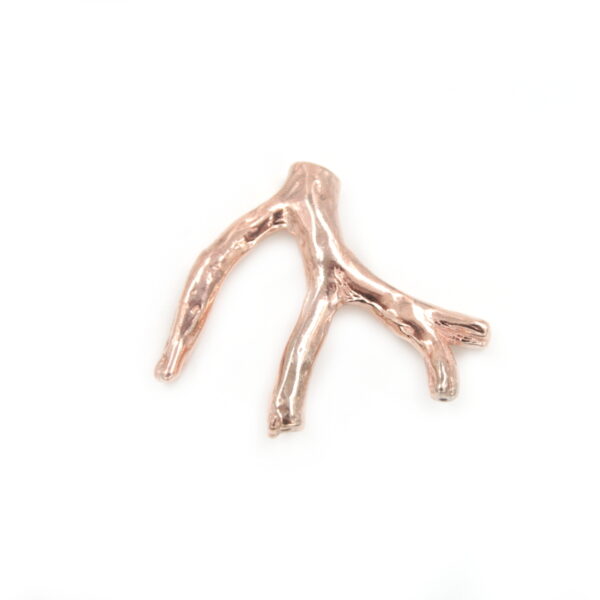 Sterling Silver spacer elements coral branch shape +/- 2.2Gr
