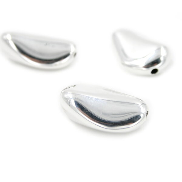 Sterling Silver spacer elements stone shape size 18x25mm +/-4.1Gr