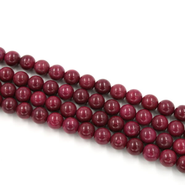Rhodonite strands round beads 6mm to 16mm