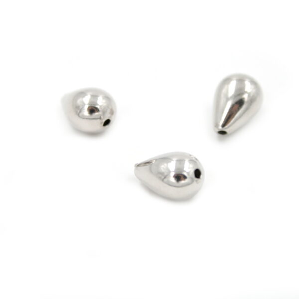 Sterling Silver spacer elements drop size 12x8mm +/-0.7Gr