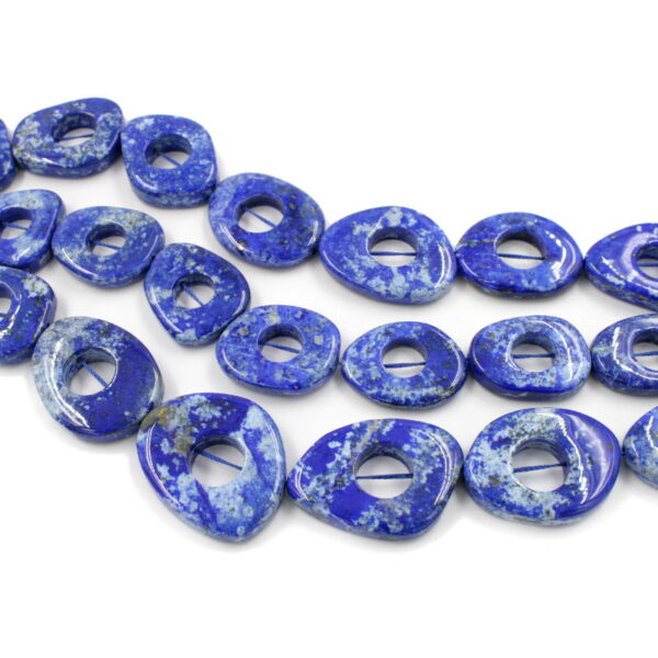 Lapis strands irregular frame shape various size