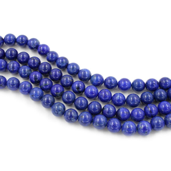 Lapis strands round shape size 10mm - A Quality