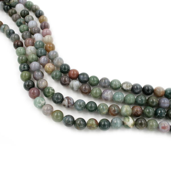 Agata Indiana fili tondi – Fancy Jasper 6mm a 10mm