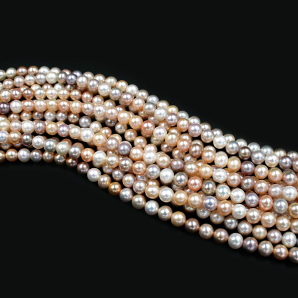Perle d'acqua Dolce fili round 7½-8mm Multicolor