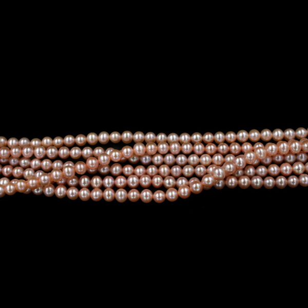 Perle d'acqua Dolce fili round 5½-6mm - Naturale