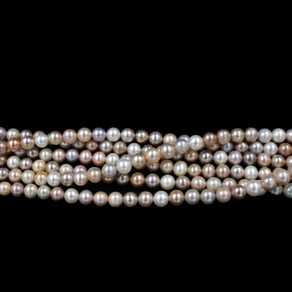 Perle d'acqua Dolce fili round 7½-8mm - Multicolor